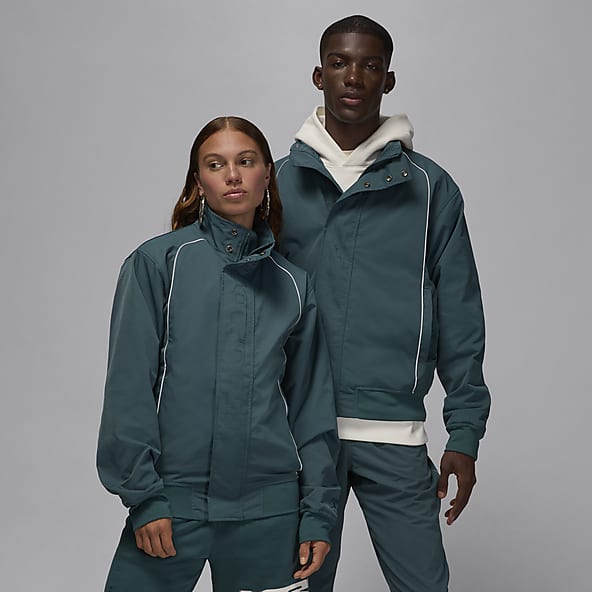 Army green nike jacket top
